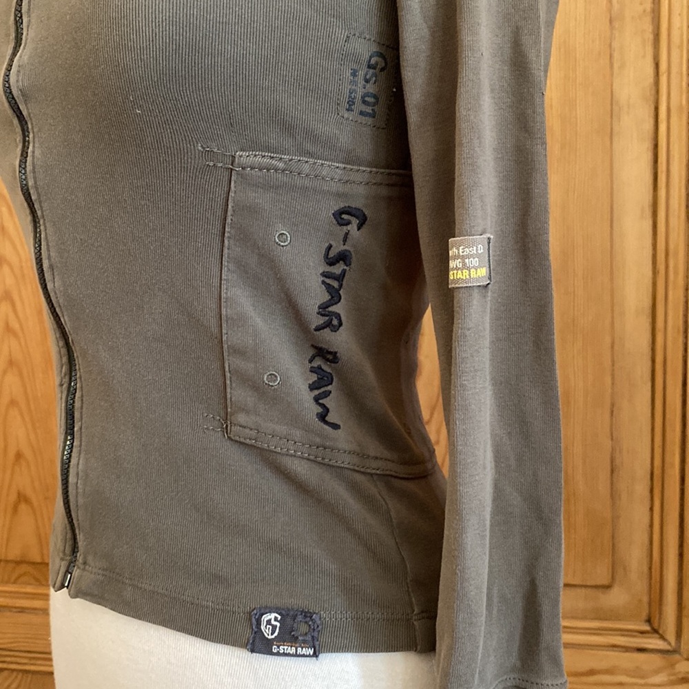 G-start Raw. Woman’s zip-up shirt . - Picture 7 of 9